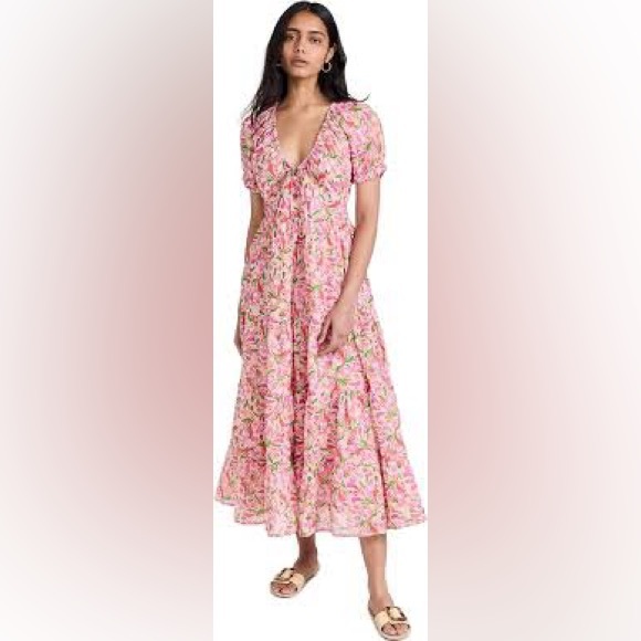 Banjanan Norma Pink Maxi Dress - Picture 1 of 8